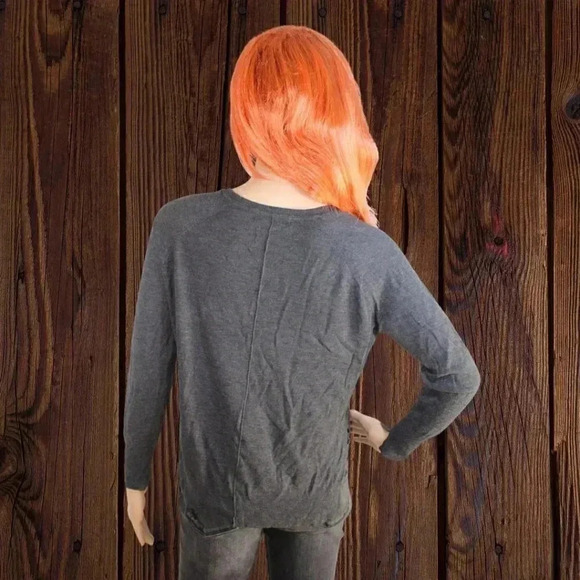 Zara Grey Knit Sweater S - Picture 3 of 8